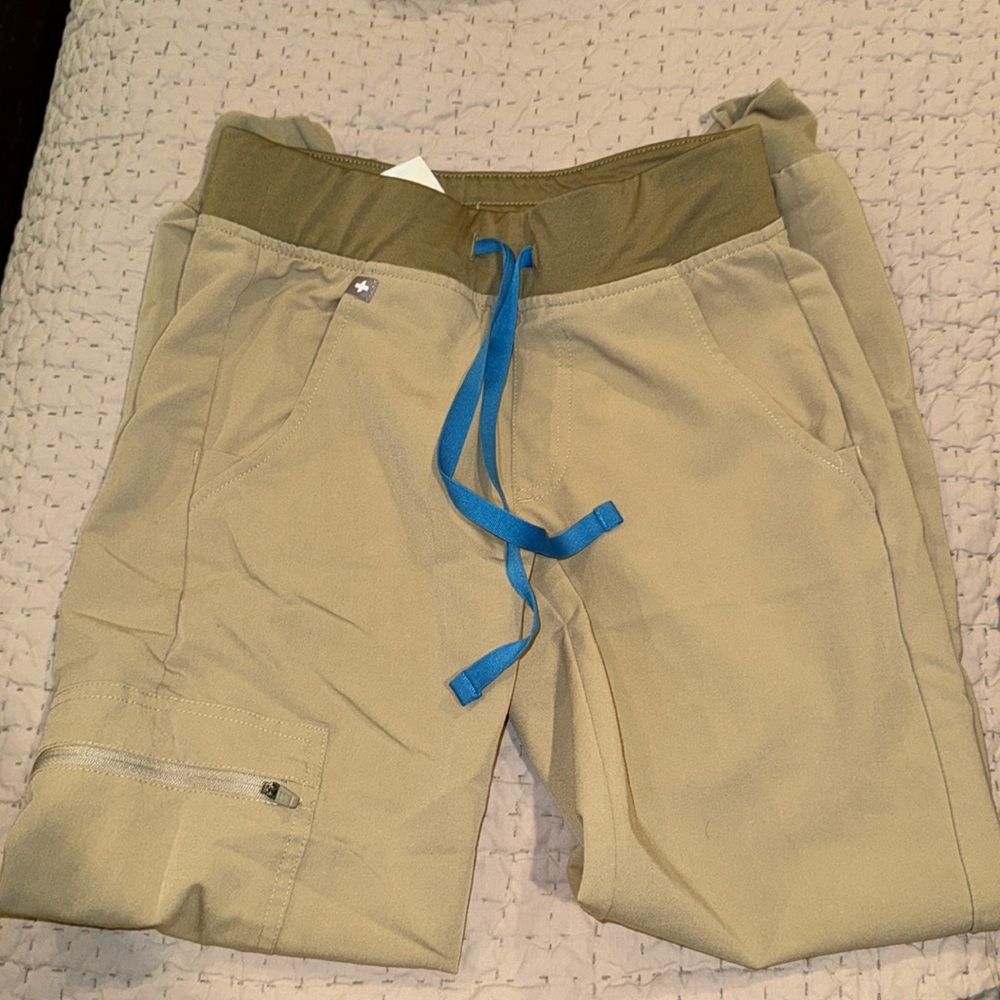Figs Tan Joggers XXSP